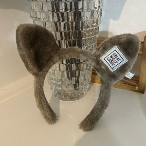 Great Wolf Lodge Brown Wolf Ears Headband, Fuzzy Fun Halloween Costume Accessory